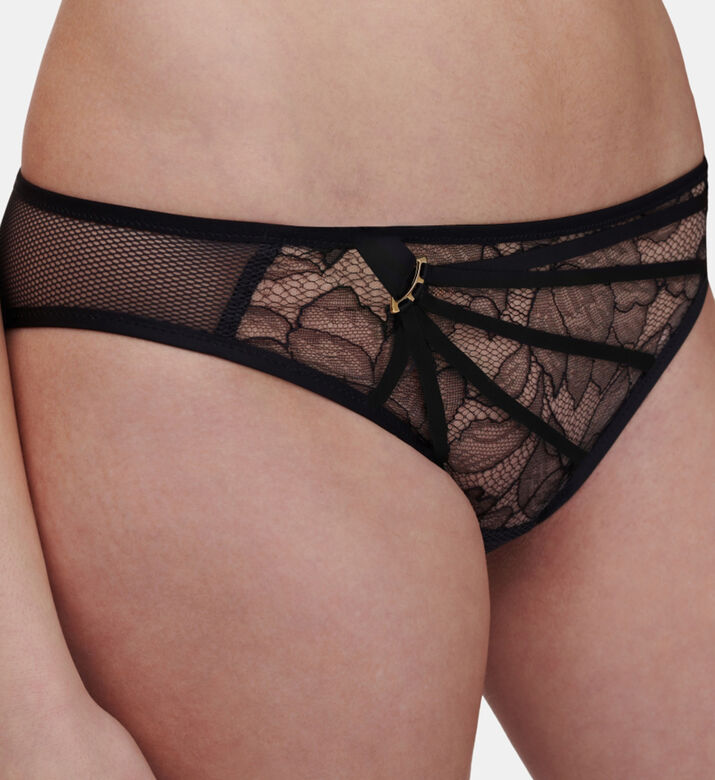 Lace-embroidered Brief