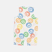 Multicolored Smile Rainbow Baby Romper