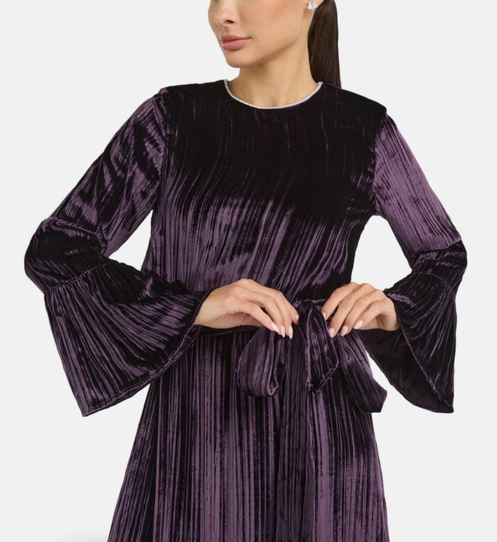 Carter and White Eriny Velvet Maxi Dress, Model View