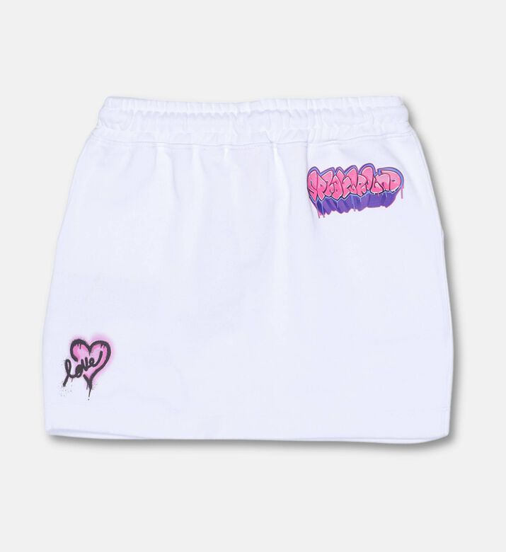 Sprayground Skirt Girly, White, 8y, Packshot View