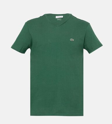 V-neck Pima Cotton Jersey T-shirt