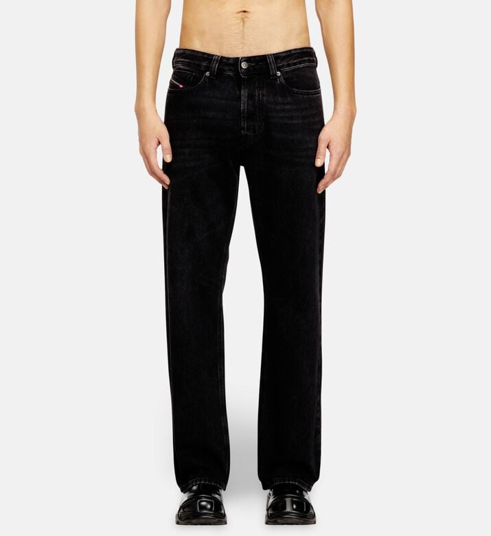 Diesel Washed Wide-leg Jeans, Model View