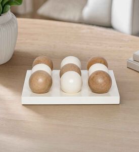 Home Deco and More Tic Tac Toe Game Board, Model View