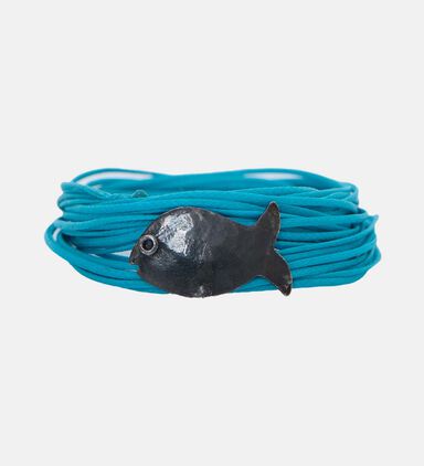 Turquoise Multiple Tour Fish Wrap Bracelet