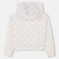 All-over Logo-print Hooded Sweatshirt