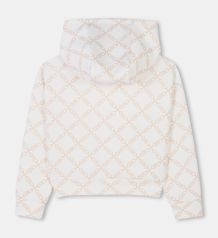 All-over Logo-print Hooded Sweatshirt