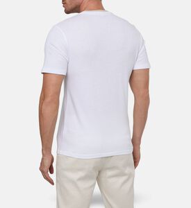 Vince Short-sleeve Regular-fit T-shirt, White, M, Model View