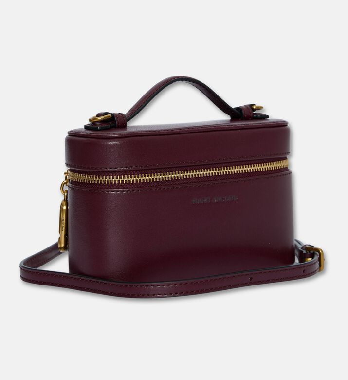 Marc Jacobs Leather Vanity Crossbody Bag, Burgundy, Packshot View
