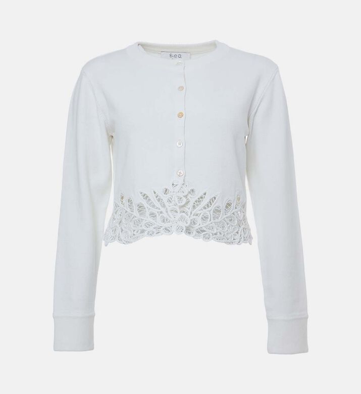 Button Closure Long-sleeve Cardigan