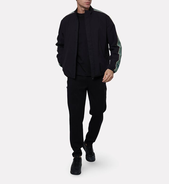 EA7 Striped Sleeve Sports Jacket, Model View