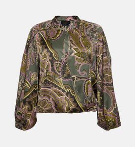 Luisa Spagnoli Paisley-print Button Closure Blouse, Packshot View