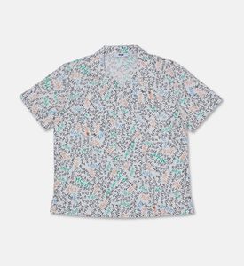 M S G M All-over Logo-print Button Closure Shirt, Packshot View