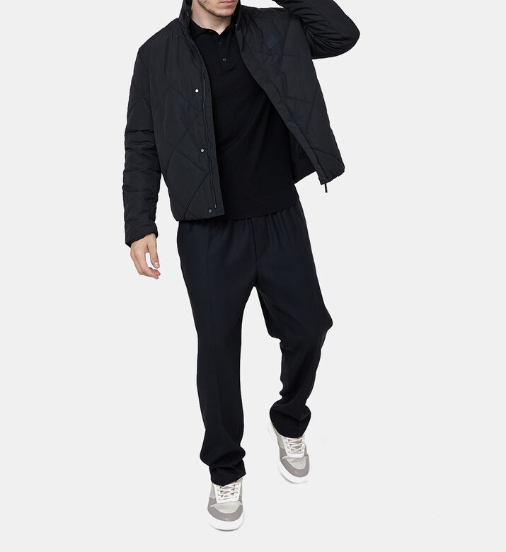 Merino Wool Polo Sweatshirt