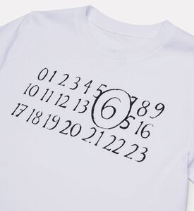 MM6 Numeric Logo-print T-shirt, Packshot View