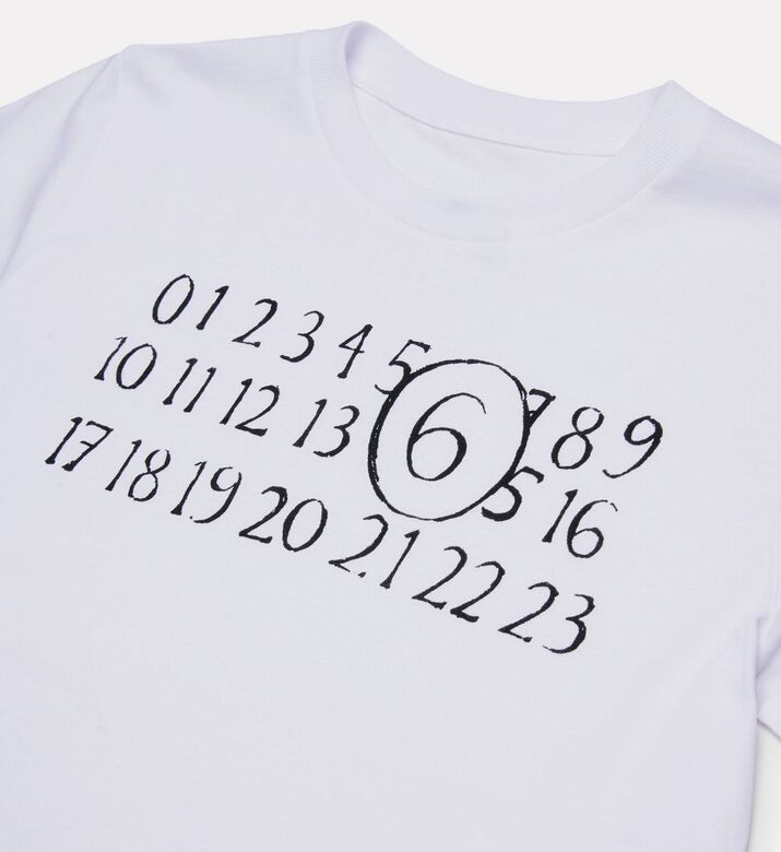 MM6 Numeric Logo-print T-shirt, Packshot View