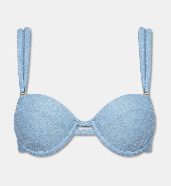 Palmacea Shimmer Underwired Bikini Top, Packshot View