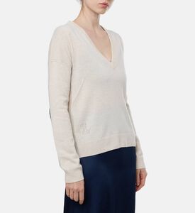 Zadig et Voltaire V-neck Long-sleeve Sweater, Model View Zadig et Voltaire V-neck Long-sleeve Sweater, Model View