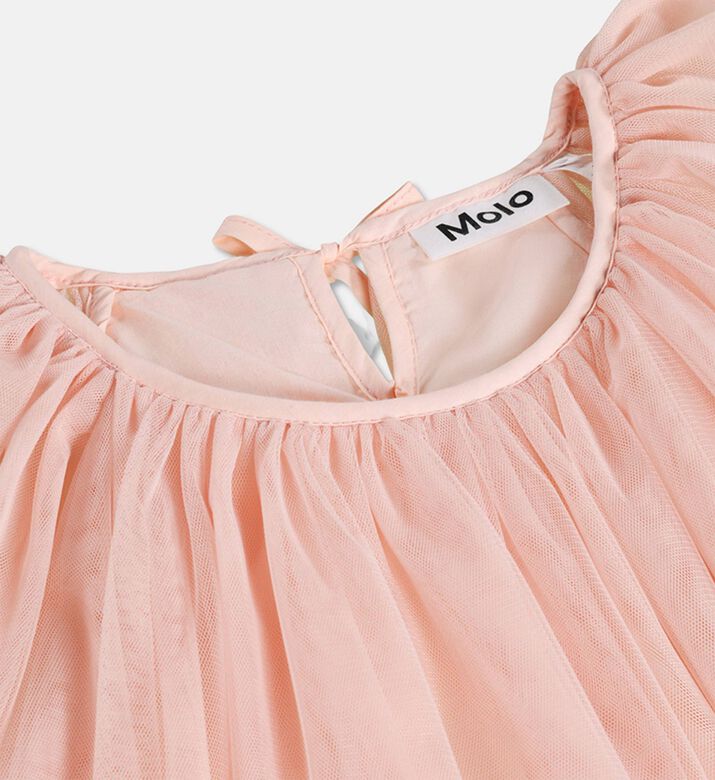 Molo Cocolita Tulle Mesh Sleeves Dress, Packshot View