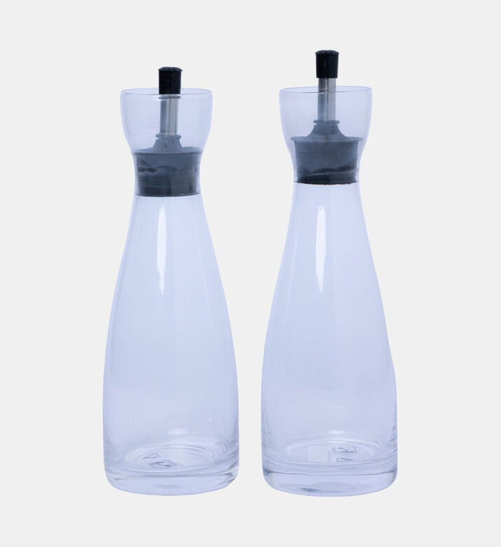 Glass Oil-vinegar Bottles Set