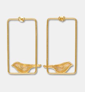 Raife Earrings Framed Bird Elegance, Packshot View