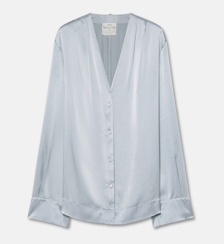 Forte-Forte Shirt W Fringed Scarf, Packshot View