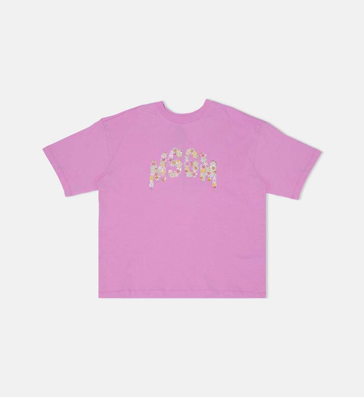 Rhinestone Logo Jersey Over T-shirt