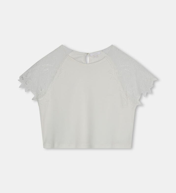Cotton Star Pattern T-shirt