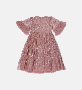 Comet Sequined Flared Dress