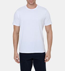 تيشيرت قطن بياقة مستديرة