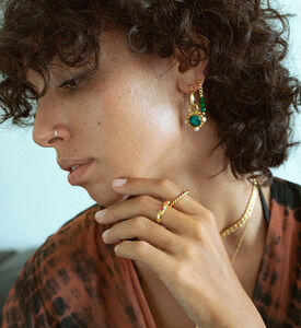 Ottoman Hands Earng Esther Emerald Pearl H, Packshot View Ottoman Hands Earng Esther Emerald Pearl H, Packshot View