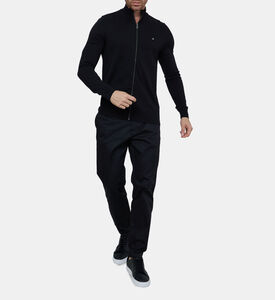 Cotton Silk Blend Full-zip Jacket