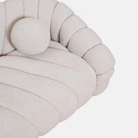 Wave-patterned 3-seater Sofa