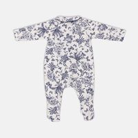 Toile De Jouy Blue-inspired Print Pajamas