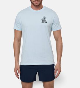 Maison Labiche Chess Dog Embroidered T-shirt, Model View