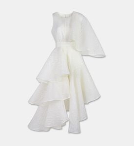 Poca and Poca Asymmetrical Layered Frills Dress, Packshot View