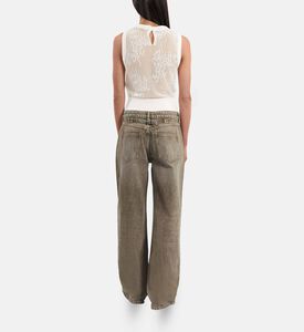 The Kooples Wide-leg Jeans, Model View