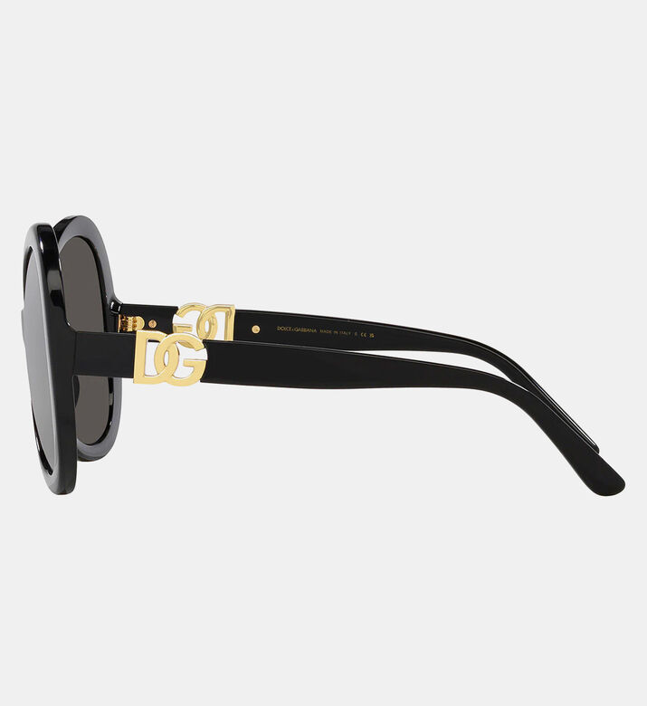 Oversized Round Frame Sunglasses 60