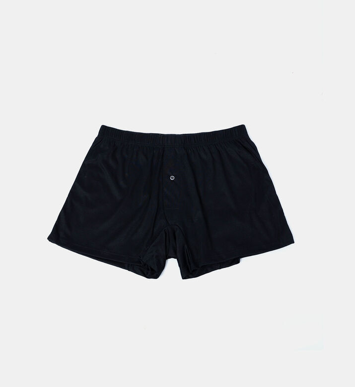 Elastic Waist Buttoned Boxer Brief