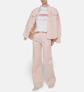 Forte-Forte High Waist Denim Pants, Model View