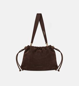 حقيبة شارلوت متوسطة الحجم بإغلاق برباط