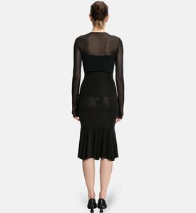 Angular-cup Long-sleeve Bodysuit