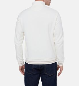 Embroidered Zip-up Sweatshirt