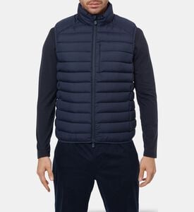 Save the Duck Padded Sleeveless Regular-fit Vest, Blue, Xl, Model View