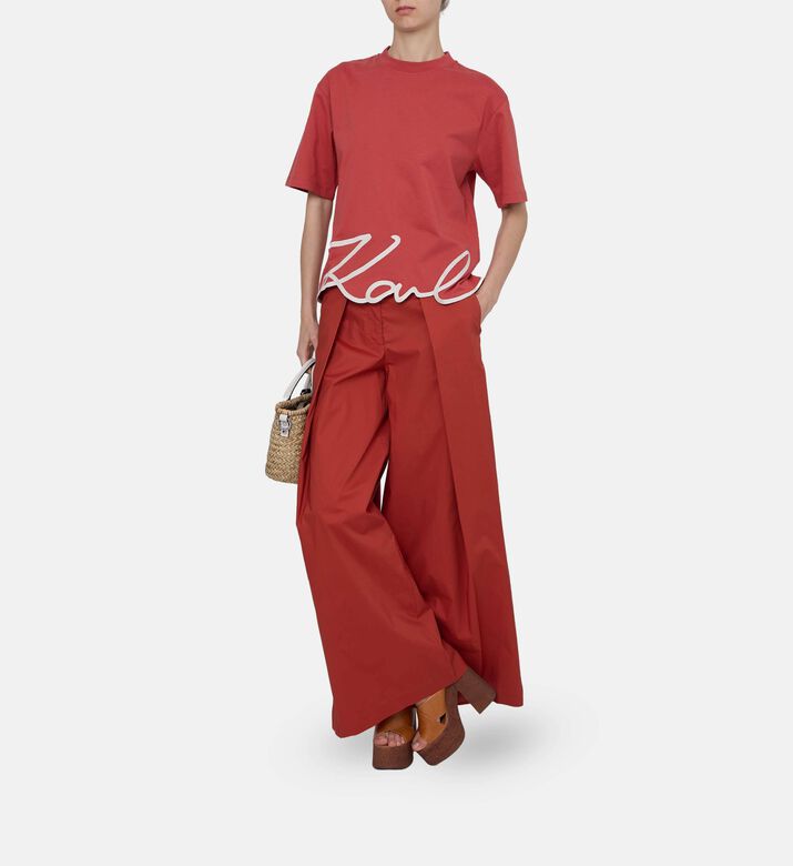 Embroidered Logo Short-sleeve T-shirt