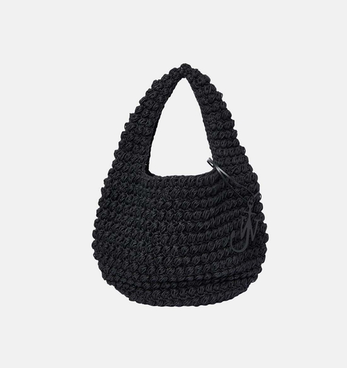 Popcorn Basket Crocheted Tote Bag