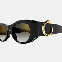 Cateye Oval Frame Sunglasses 51