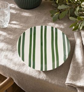 Easy Life Hand-painted Artistic Dinner Plate, Model View