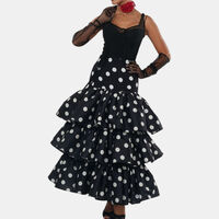 Polka Dots Puffy Midi Dress
