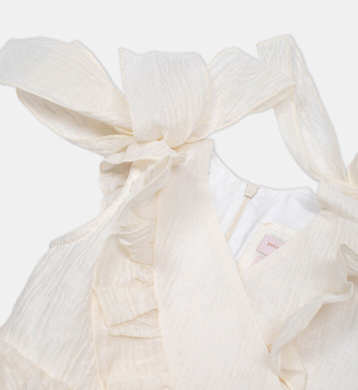 Ruffle Straps Tied Dress Ruffle Straps Tied Dress