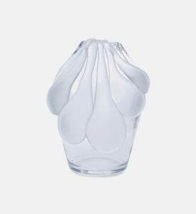 مزهرية كريستال بتصميم بلوري